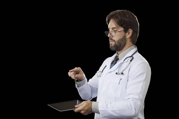 Male doctor in his office — Stock Photo, Image