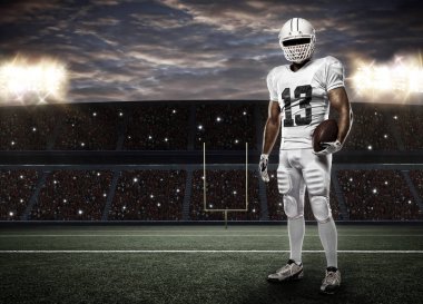 Beyaz üniforma futbolcu