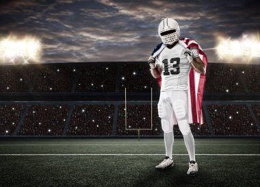 Beyaz üniforma futbolcu