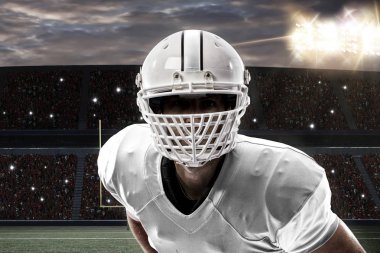 Beyaz üniforma futbolcu