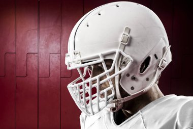 Beyaz üniforma futbolcu