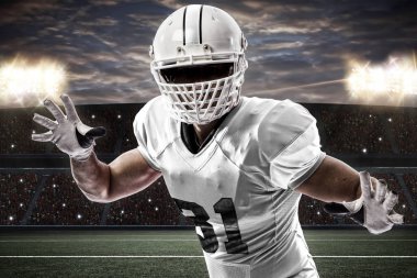 Beyaz üniforma futbolcu