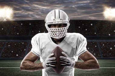 Beyaz üniforma futbolcu