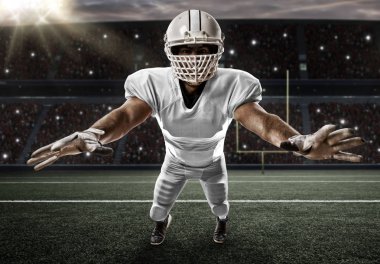 Beyaz üniforma futbolcu