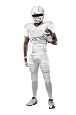 Beyaz üniforma futbolcu