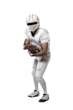 Beyaz üniforma futbolcu