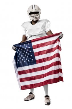 Beyaz üniforma futbolcu