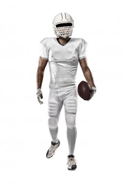 Beyaz üniforma futbolcu