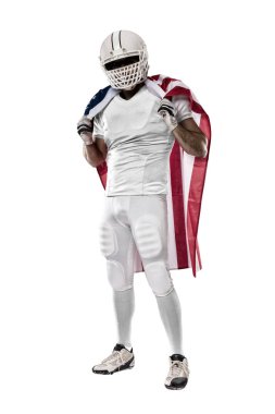 Beyaz üniforma futbolcu