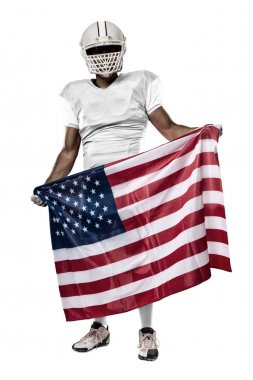 Beyaz üniforma futbolcu