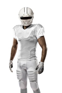 Beyaz üniforma futbolcu