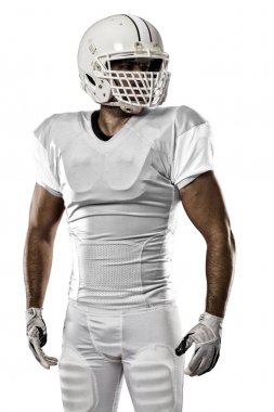 Beyaz üniforma futbolcu