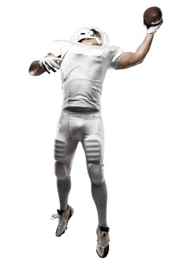 Beyaz üniforma futbolcu