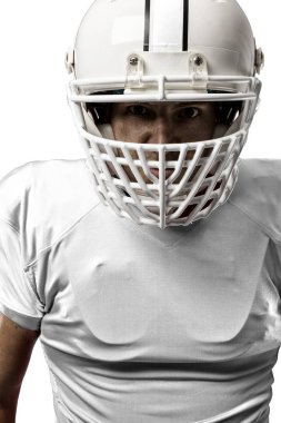 Beyaz üniforma futbolcu