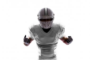 Beyaz üniforma futbolcu