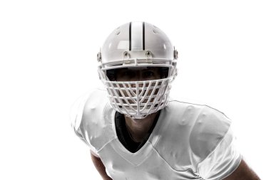 Beyaz üniforma futbolcu