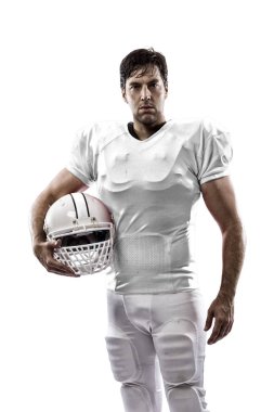 Beyaz üniforma futbolcu