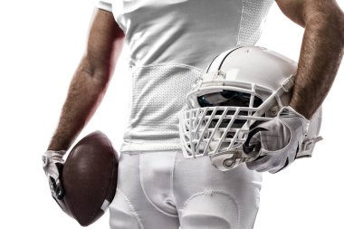 Beyaz üniforma futbolcu