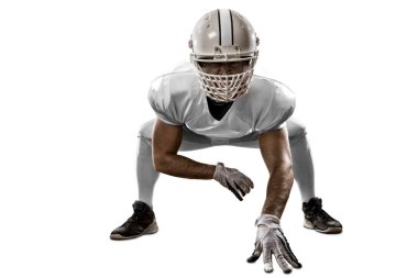 Beyaz üniforma futbolcu