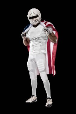 Beyaz üniforma futbolcu