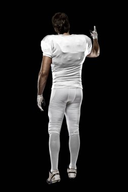 Beyaz üniforma futbolcu