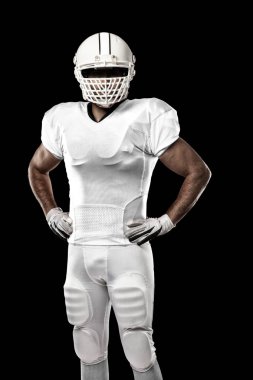 Beyaz üniforma futbolcu