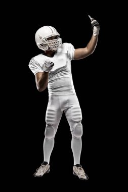 Beyaz üniforma futbolcu