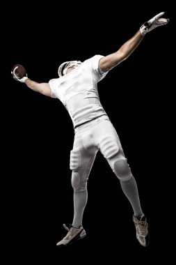 Beyaz üniforma futbolcu