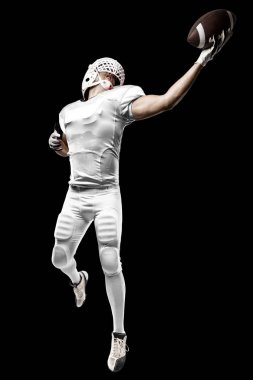 Beyaz üniforma futbolcu