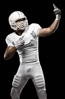 Beyaz üniforma futbolcu