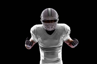 Beyaz üniforma futbolcu