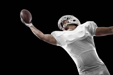 Beyaz üniforma futbolcu