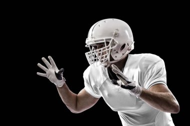 Beyaz üniforma futbolcu