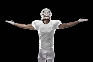 Beyaz üniforma futbolcu