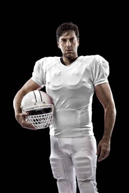 Beyaz üniforma futbolcu