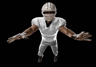 Beyaz üniforma futbolcu