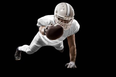 Beyaz üniforma futbolcu