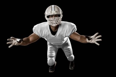 Beyaz üniforma futbolcu