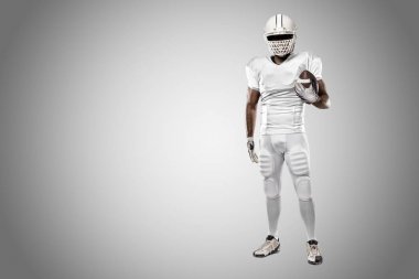 Beyaz üniforma futbolcu