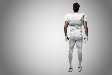 Beyaz üniforma futbolcu