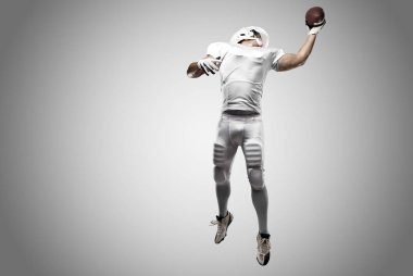 Beyaz üniforma futbolcu