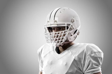 Beyaz üniforma futbolcu