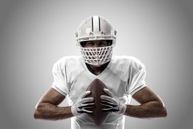 Beyaz üniforma futbolcu