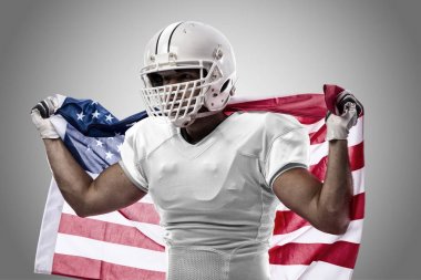 Beyaz üniforma futbolcu