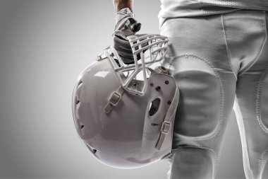 Beyaz üniforma futbolcu