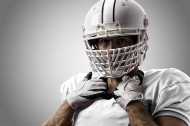 Beyaz üniforma futbolcu