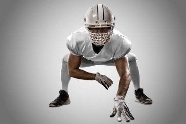 Beyaz üniforma futbolcu