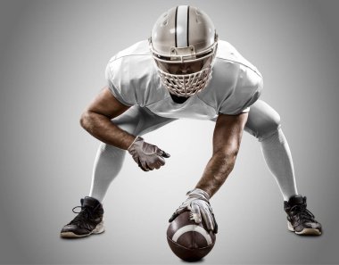 Beyaz üniforma futbolcu