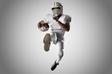 Beyaz üniforma futbolcu