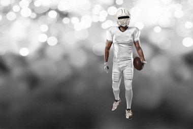 Beyaz üniforma futbolcu